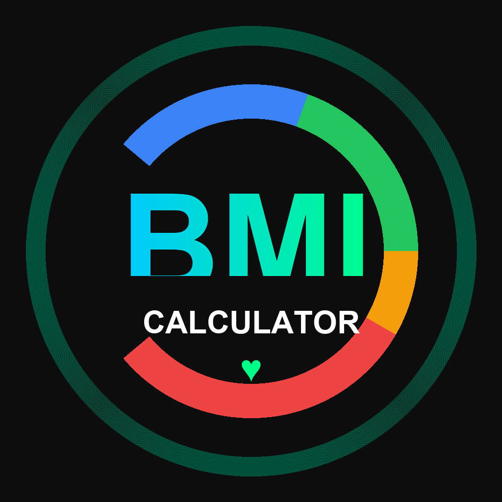 BMI Calculator app icon — healthy weight tracker