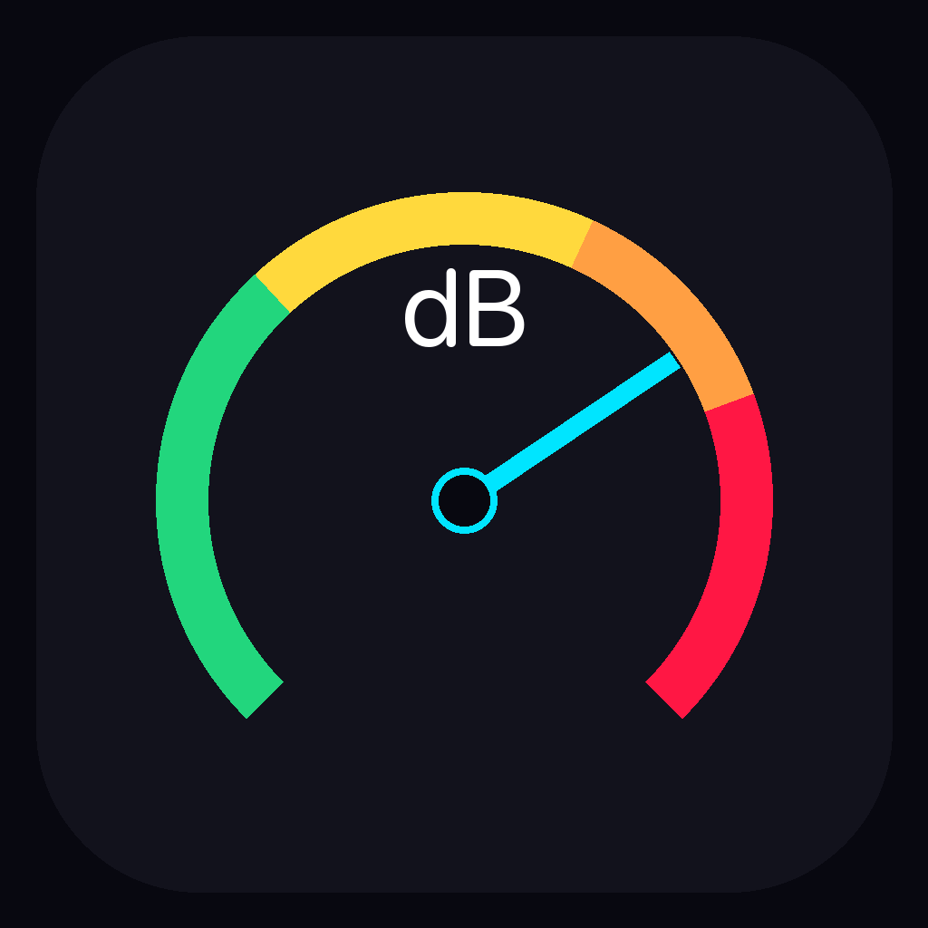 Decibel Meter app icon — sound level meter