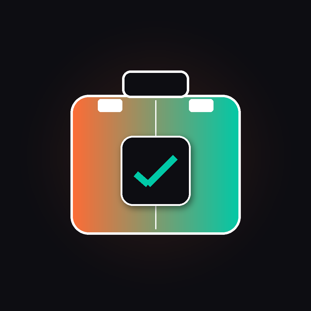 Travel Checklist app icon — pre-trip packing